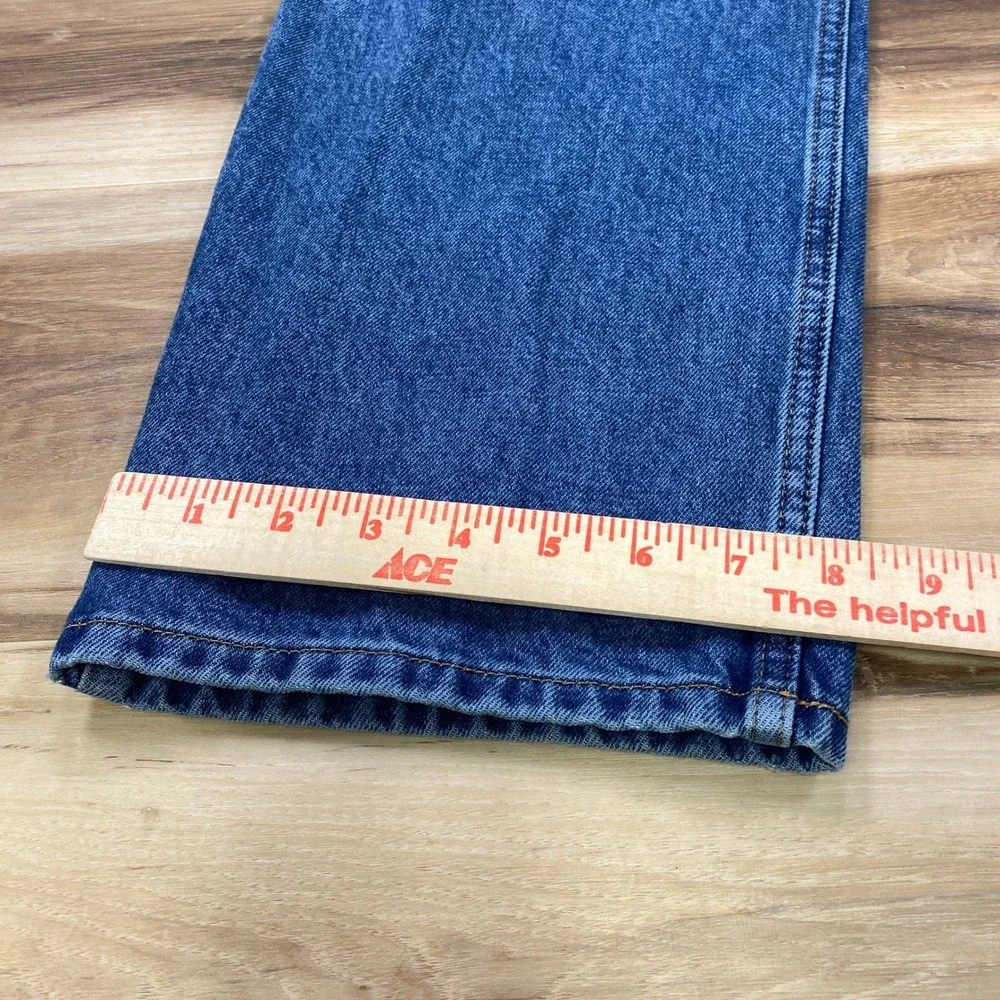 Eddie Bauer Jeans Men 34x30 Classic 100% Cotton Straight Leg Blue Heritage Denim